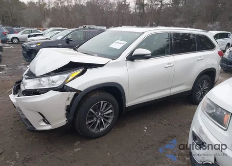 2019 Toyota Highlander Xle from USA, damaged, VIN 5TDJZRFH2KS726986